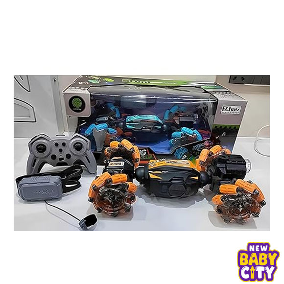 Twisting-Stunt-Car-with-Lights-–-Remote-and-Hand-Sensor-operated.3