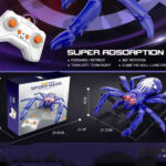 Remote Control Spider Robot – Crawling Toy Kids | Flexible and Electronic Components with Rechargeable Battery, Led Eyes, Flexible Legs, Interactive Motion for Birthday Party Play and Indoor Fun