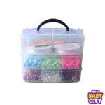 “DIY Beads Bucket – Creative Jewelry Making Kit with Colorful Beads & Accessories for Kids”