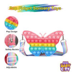 Butterfly Pop It Purse | Fidgety Purse For Girls | Hello Kitty Bag