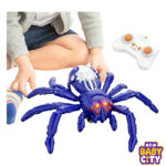 Remote Control Spider Robot – Crawling Toy Kids | Flexible and Electronic Components with Rechargeable Battery, Led Eyes, Flexible Legs, Interactive Motion for Birthday Party Play and Indoor Fun