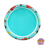 Bestway Princess Inflatable Pool (48″ x 12″) is a colorful kids pool featuring Disney Princess designs. Made with soft inflatable rings, it’s easy to set up and perfect for fun summer water play.