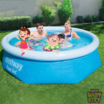 Bestway 57273 12'x30''/ 3.66m X 76cm Inflatable Above Ground Outdoor Portable Swimming Pools