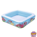 BESTWAY 52192 – Inflatable Pool For Children Removable Roof with Pool Baby Swimming Pool Indoor&Outdoor Toddler Kids Girl Boy 55″ x 55″ x 45″