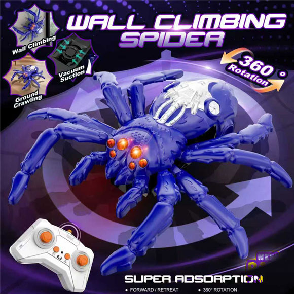 Remote Control Spider Robot - Crawling Toy Kids | Flexible and Electronic Components with Rechargeable Battery, Led Eyes, Flexible Legs, Interactive Motion for Birthday Party Play and Indoor Fun Remote Control Spider Robot - Crawling Toy Kids | Flexible and Electronic Components with Rechargeable Battery, Led Eyes, Flexible Legs, Interactive Motion for Birthday Party Play and Indoor Fun