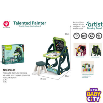 Artist Drawing Board | Double Faced Drawing Board With Many Painting Accessories