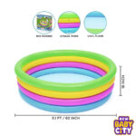 Bestway-4-Ring-Colorful-Summer-Pool-For-Kids,-Size-5.1-x-1.5-Feet-–-Age-4+-–-51117..