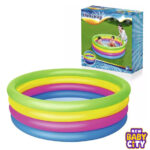 Bestway 4 Ring Colorful Summer Pool For Kids, Size 5.1 x 1.5 Feet – Age 4+ – 51117