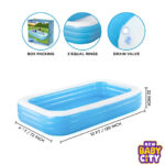 Bestway-54009-Inflatable-Large-Kids-&-Family-Swimming-Pool-10-foot-Summer-Season-Pools-Party-With-Inflatable-Vinyl-Deep-Swimming-Pool-with-22-Inch-depth-6-foot-width-&-10-ft-length…