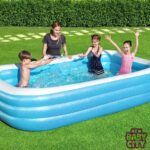 Bestway-54009-Inflatable-Large-Kids-&-Family-Swimming-Pool-10-foot-Summer-Season-Pools-Party-With-Inflatable-Vinyl-Deep-Swimming-Pool-with-22-Inch-depth-6-foot-width-&-10-ft-length…