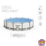 Bestway-56406-3.05m-X-76cm-Factory-Price-Durable-Power-Steel-Frame-Outdoor-Swimming-Pool,,