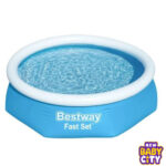 Bestway Fast Set Family Inflatable Swimming Pool – 57266 – 10 Feet x 30 Inch