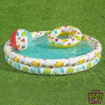 Bestway Play Pool 4 Feet with Swim Ring and Ball For 3-6 Years Kids – 51124