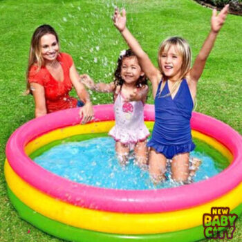 Bestway genuine Three-Ring inflatable Baby Swimming Pool 60 x 12 Inch – 51103