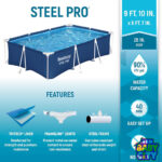Frame Pool Bestway Steel Pro 3.00m x 2.01m x 66cm Pool 56404