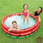 Intex-58448-1.68m-x-38cm-Inflatable-Three-Ring-Pool-with-Watermelon-Design-for-ages-2yrs-and-up