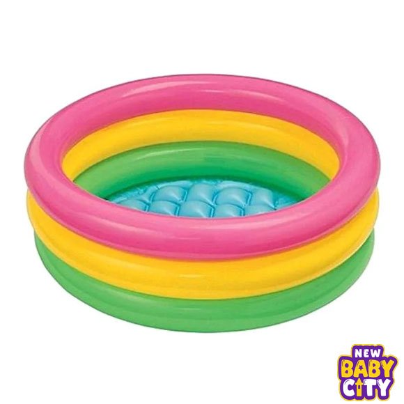 Intex-–-Intex-Sunset-Glow-Ring-Baby-Pool-(2-ft-x-8.5-inches)-–-57107, Intex – Intex Sunset Glow Ring Baby Pool (2 ft x 8.5 inches) – 57107