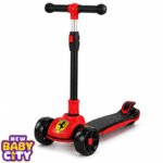 Premium 3-Wheel Kids Kick Scooter with Adjustable Handlebar, Wide Anti-Slip Deck & Rear Brake