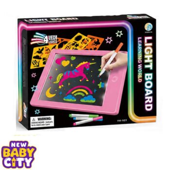 LED Light Board Learning World – Kids Drawing & Writing Board