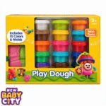 13-Color Play Dough Set with Molds – Creative Modeling Dough Kit for Kids (3+ Years)