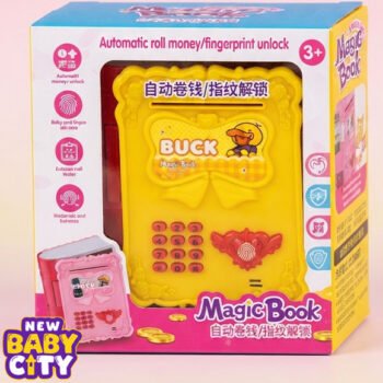 Magic Book Electronic Piggy Bank & Money Safe Box – Brand New