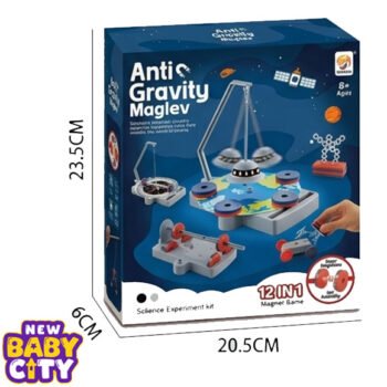 12-in-1 Anti-Gravity Magnetic Levitation Science Experiment Kit – Educational Magnet Game for Kids